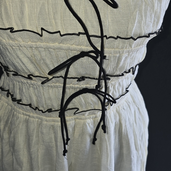 CLOVER Ruffle Maxi Dress with Ties - Picture 5 of 6